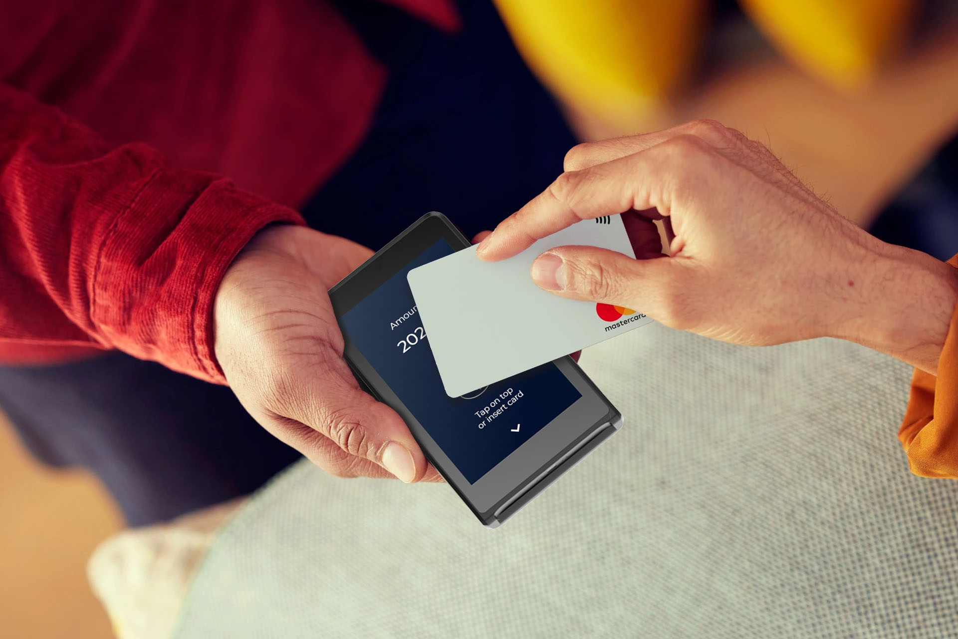 Payment security standard comparison showing contactless payment with enhanced PCI compliance protection